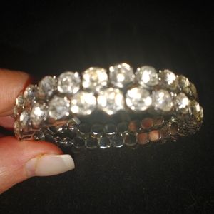 Rhinestone Double wrap bracelet is stunning